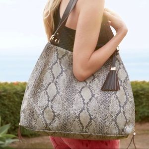 STELLA & DOT SNAKESKIN PURSE